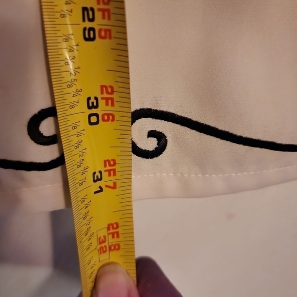 Vintage Danny & Nicole Embroidered Tunic Blouse Side Zip (Flaw) - Picture 10 of 10